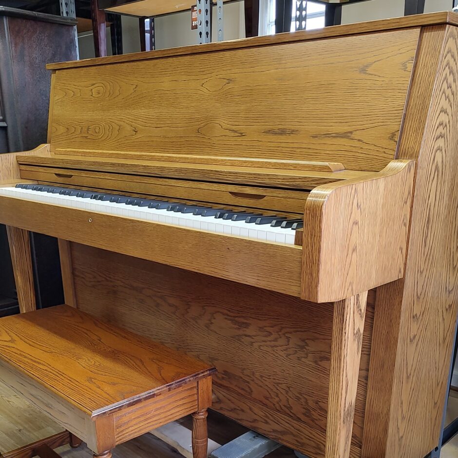 1992 Charles Walter studio piano Kramer's Piano Shop